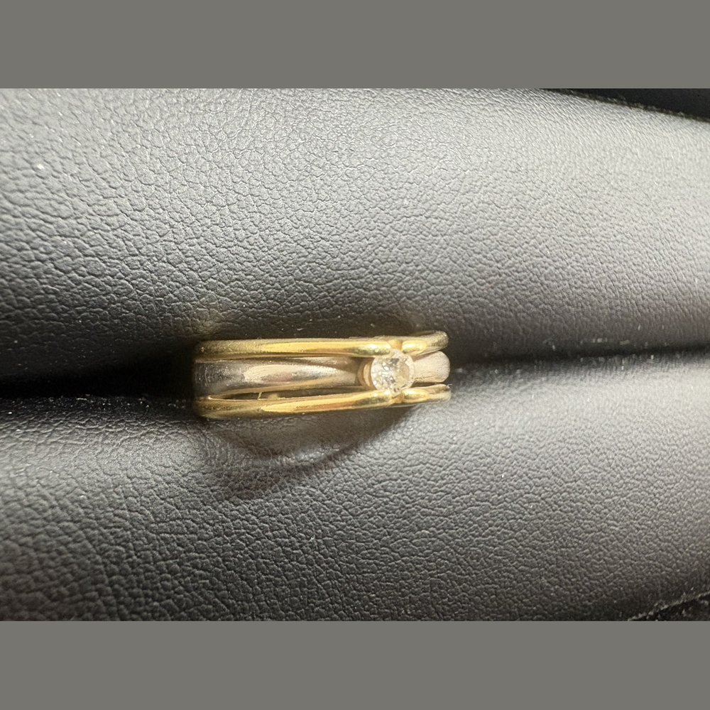 K18 コンビ ダイヤ リング 買取実績