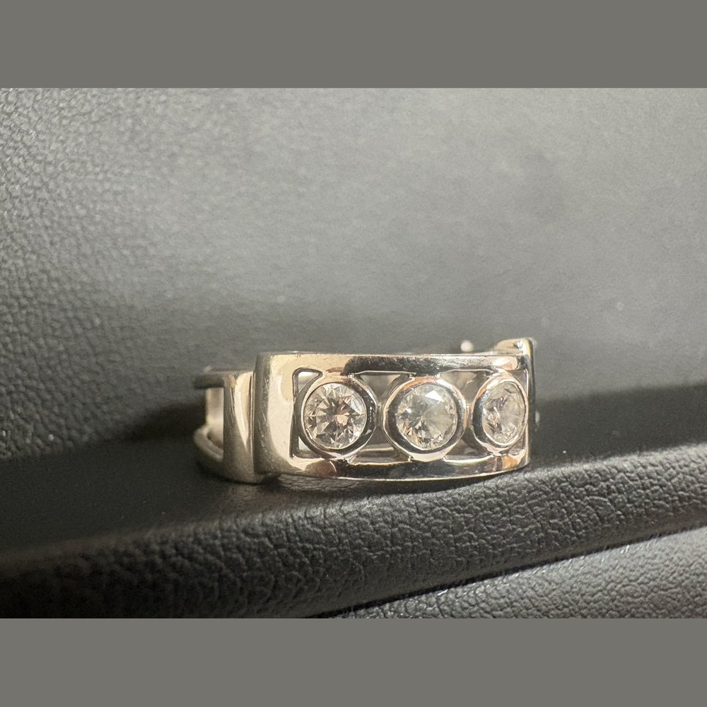 K18WG ダイヤ リング 買取実績