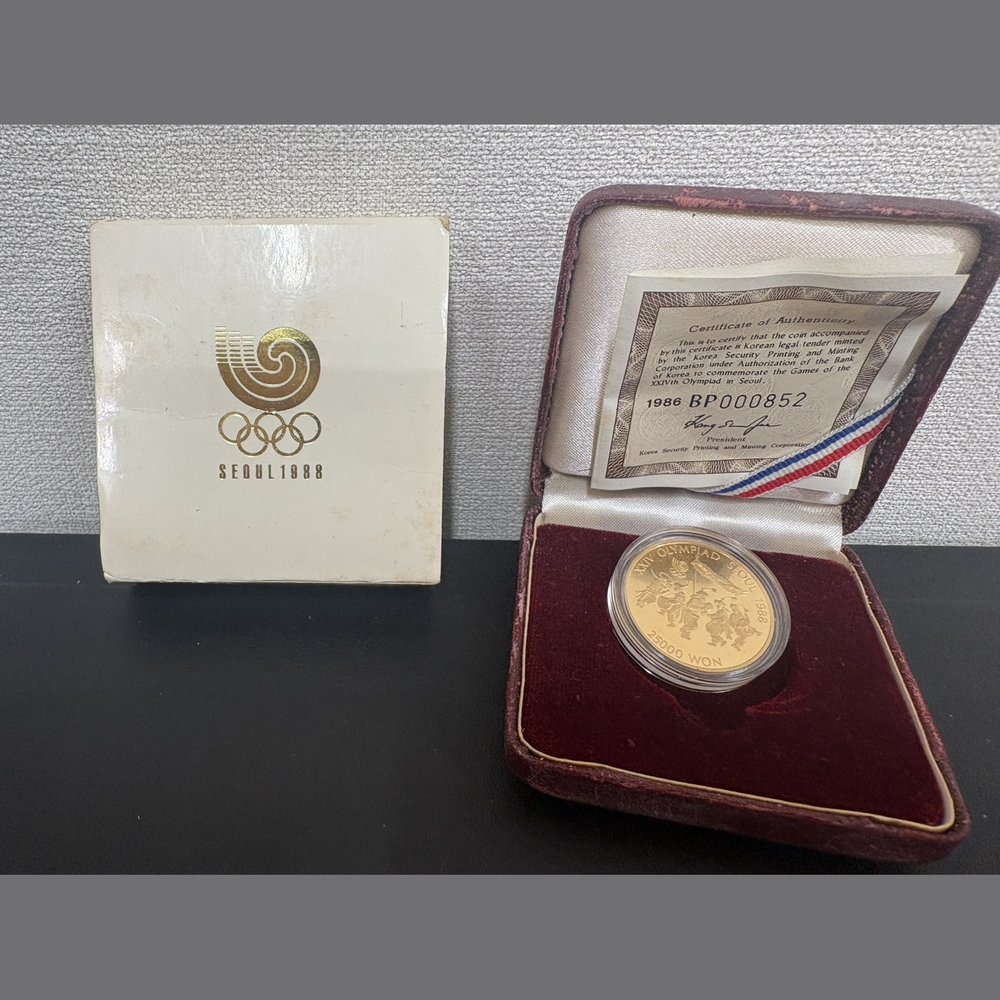 ソウルオリンピック記念 25000ウォン金貨 買取実績